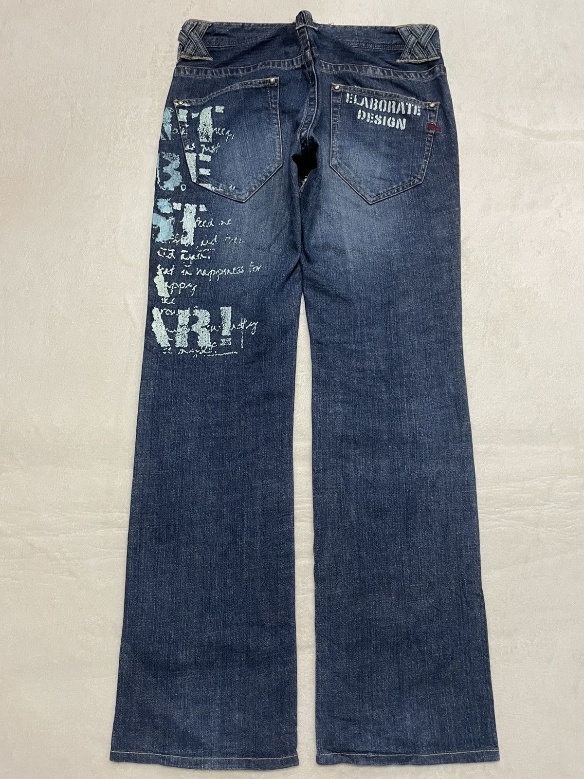 Japanese Brand Vintage Nicole Club Boot Cut Denim Jeans Size US 31 - 12 Thumbnail