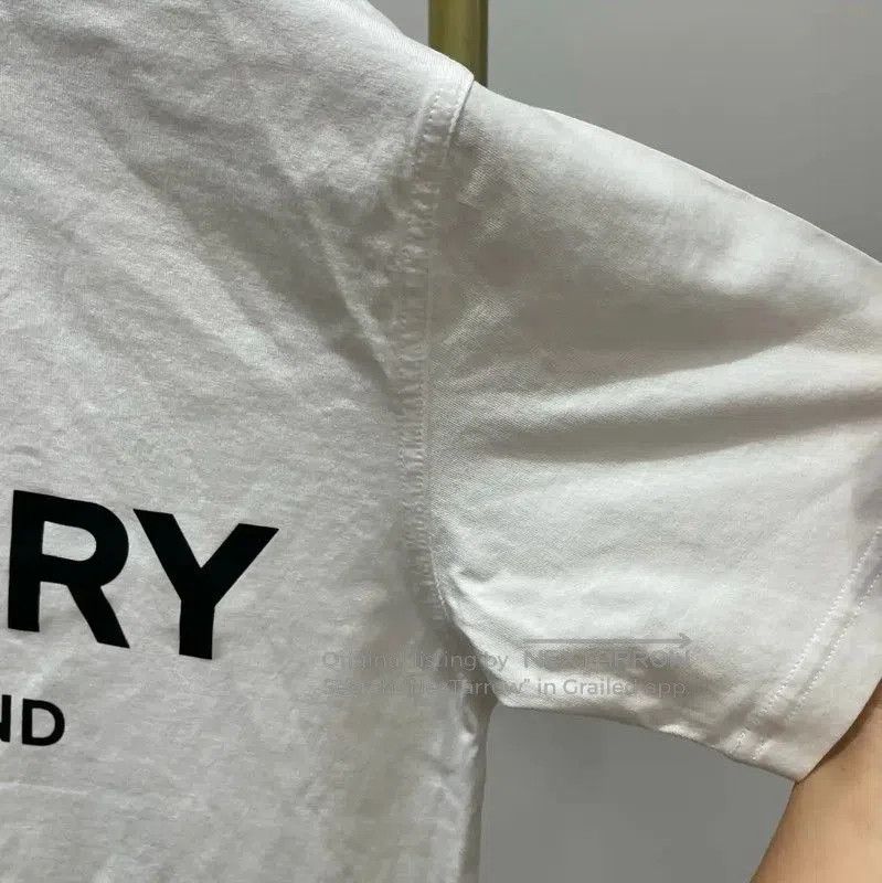 Burberry Burberry White Cotton T-Shirt for Women. Size XXS / US 00 / IT 34 - 8 Thumbnail