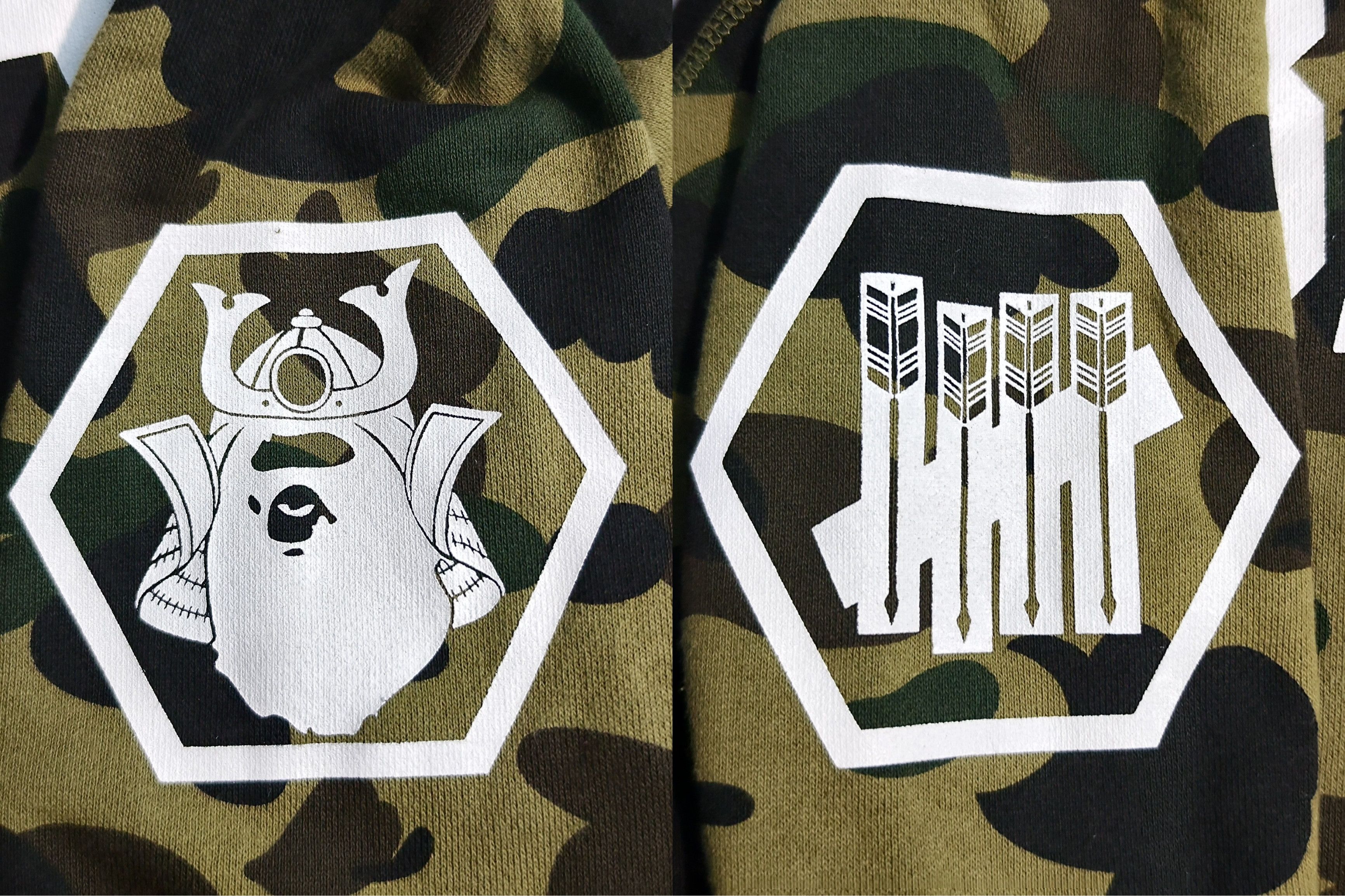 Bape × Undefeated BAPE × Undefeated - 1st Camo Ronin Full Zip Hoodie Rare Size US XXL / EU 58 / 5 - 9 Thumbnail