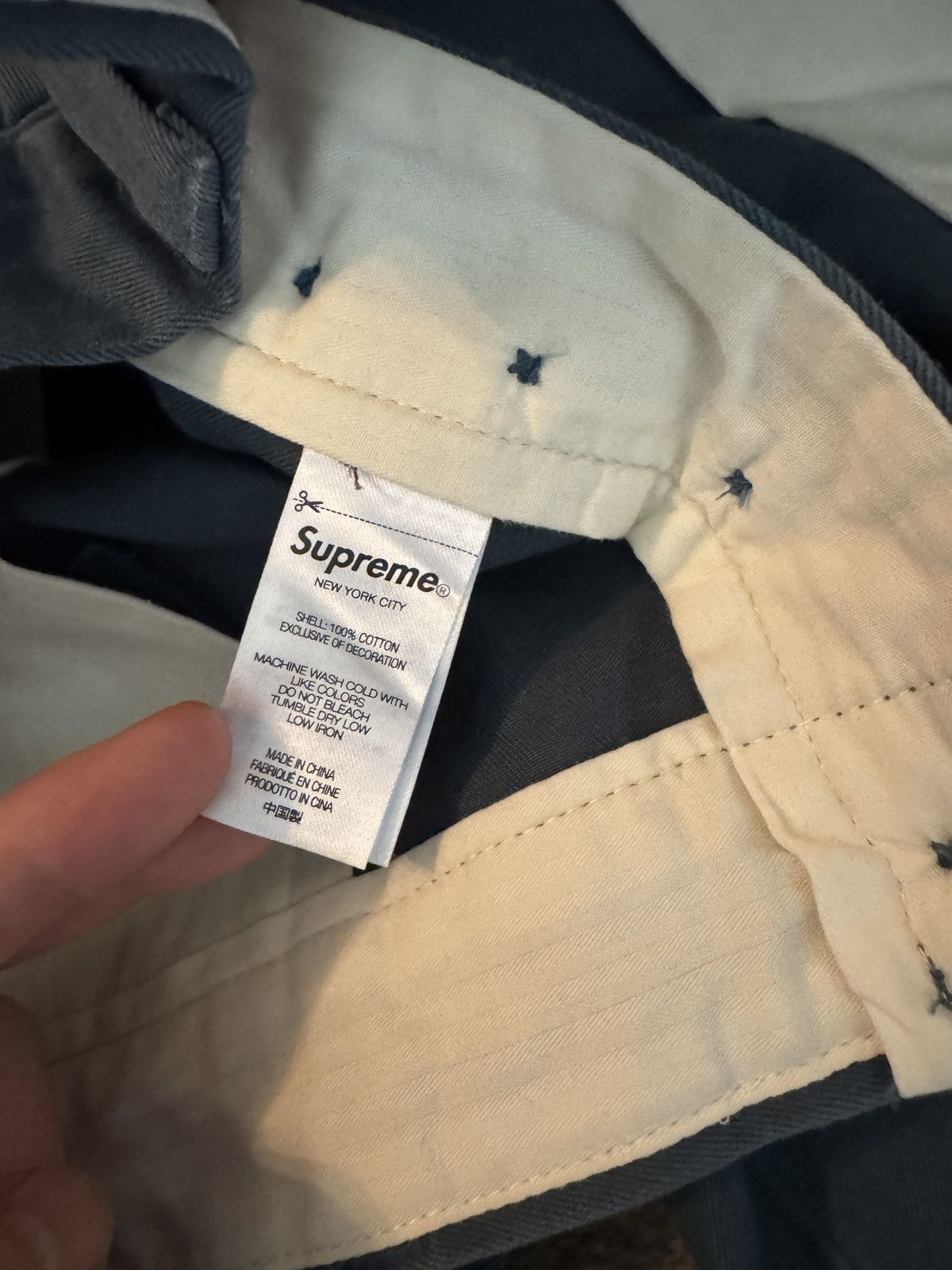 Supreme Supreme Chino Pants Slate- Size 32 Size US 32 / EU 48 - 4 Thumbnail