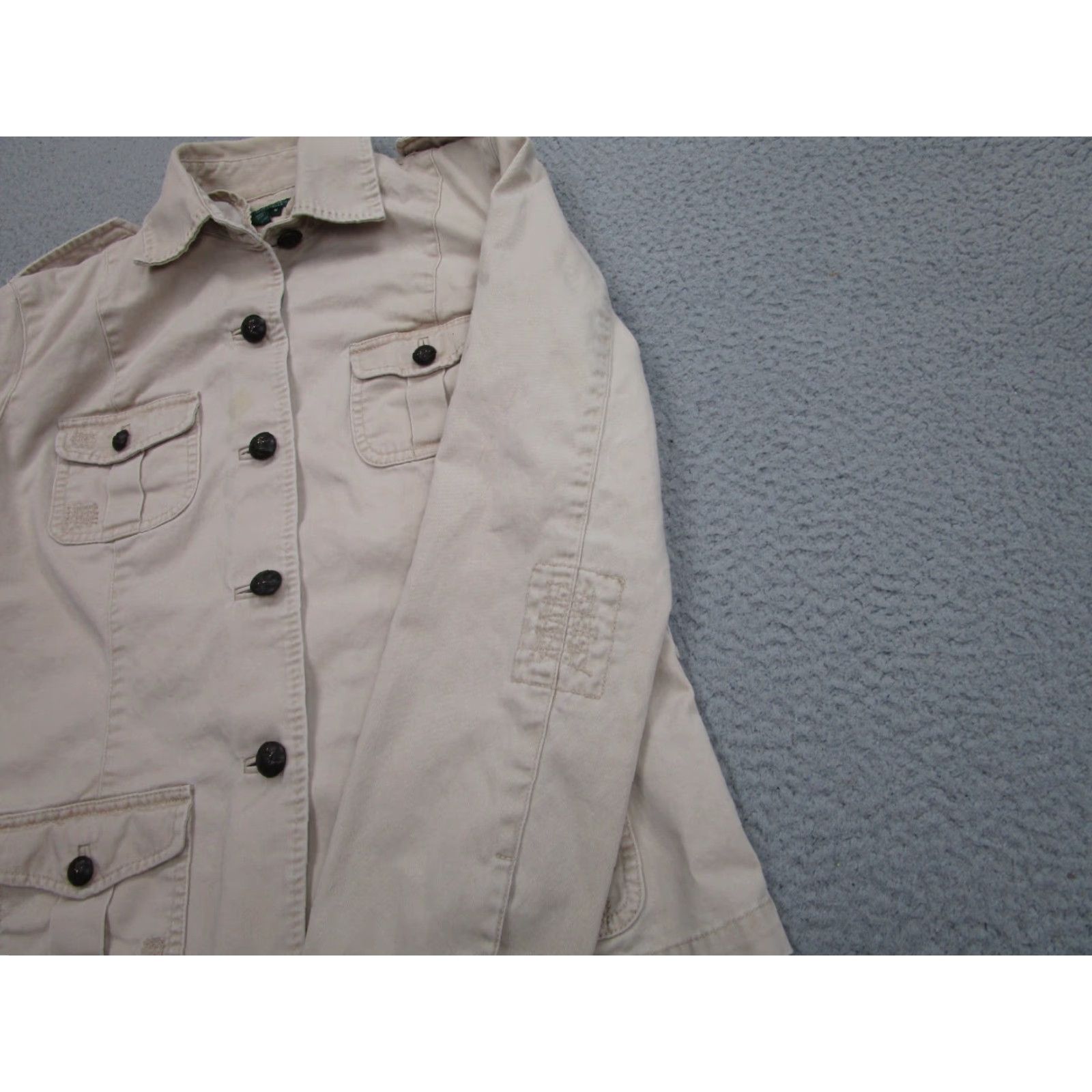 Ralph Lauren VINTAGE Ralph Lauren Military Jacket Patchwork Repaired Safari Grunge y2k Utility Size M / US 6-8 / IT 42-44 - 4 Thumbnail