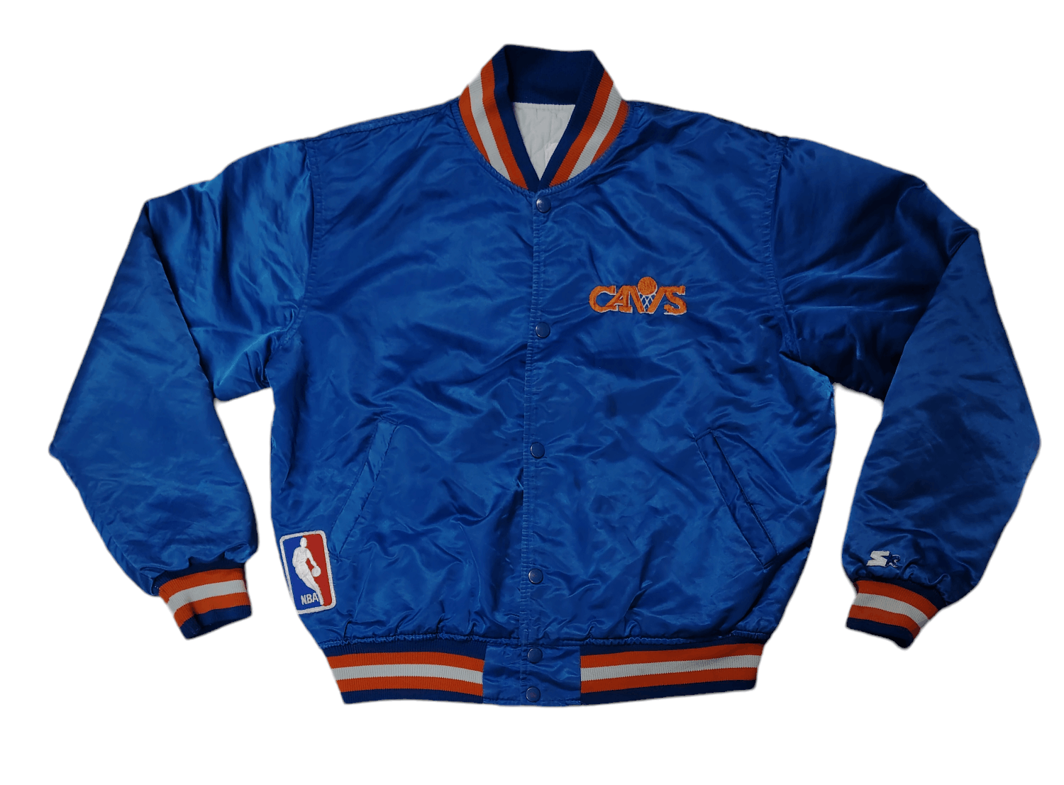 NBA × Starter × Vintage Vintage Starter Cleveland Cavaliers Satin Jacket NBA Size US L / EU 52-54 / 3 - 1 Thumbnail