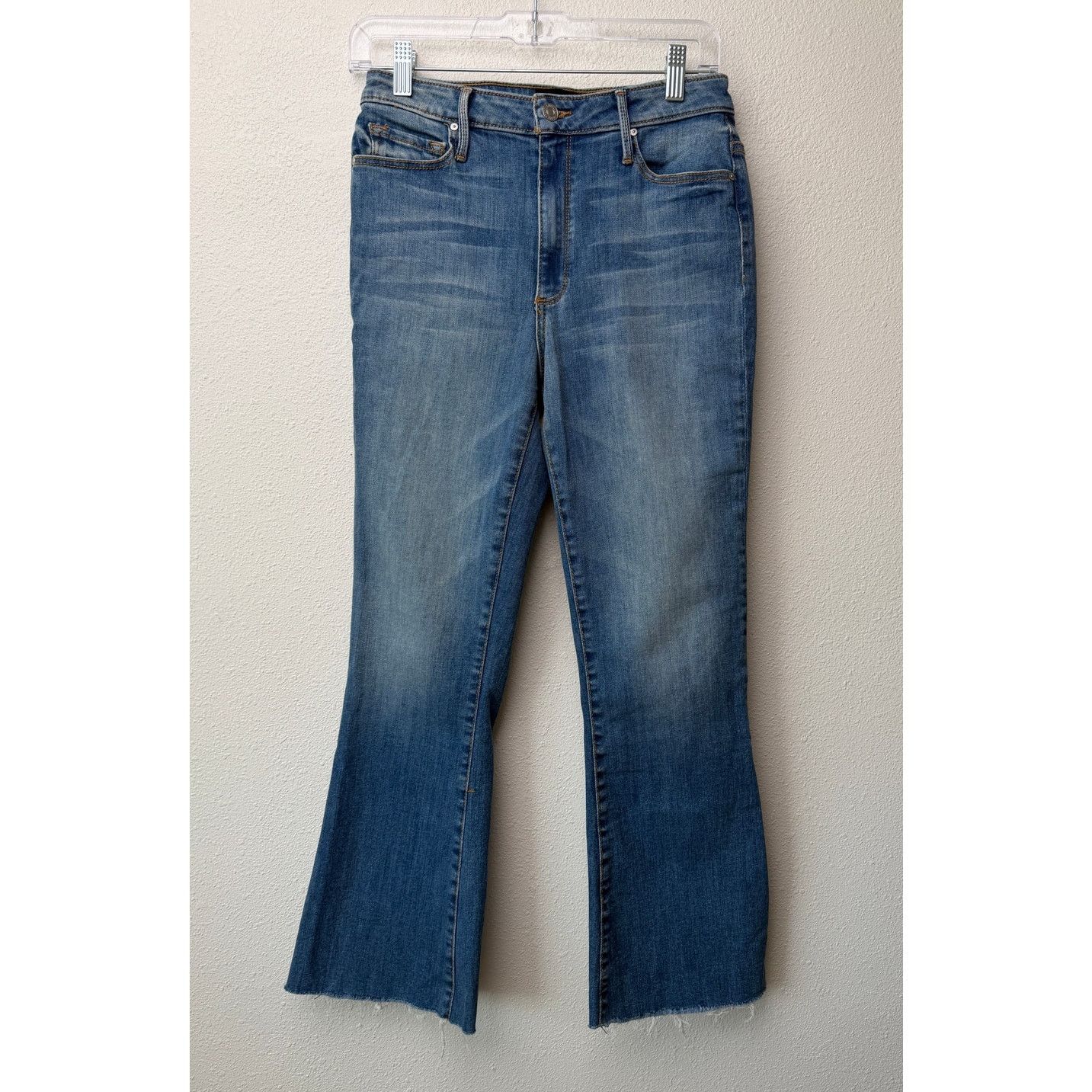 Other NWT Black Orchid Denim Chrissy Kick Flare Jeans US 27 Blue Size 27" / US 4 / IT 40 - 2 Thumbnail