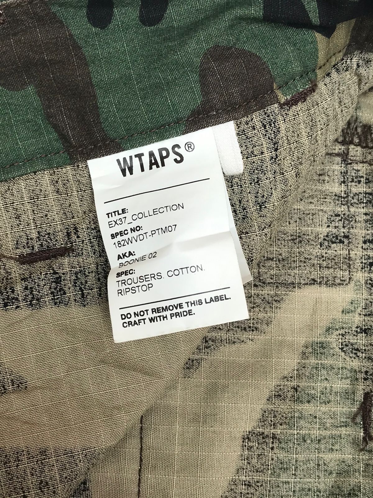 Wtaps Wtaps Woodland Camo Military Rib Pants Size US 32 / EU 48 - 3 Thumbnail