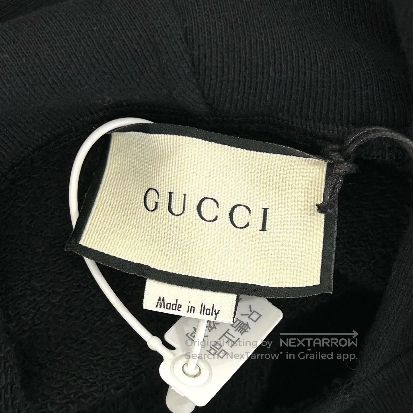 Gucci Guicci Square retro logo hoodie with water diamonds and a Size US M / EU 48-50 / 2 - 3 Thumbnail