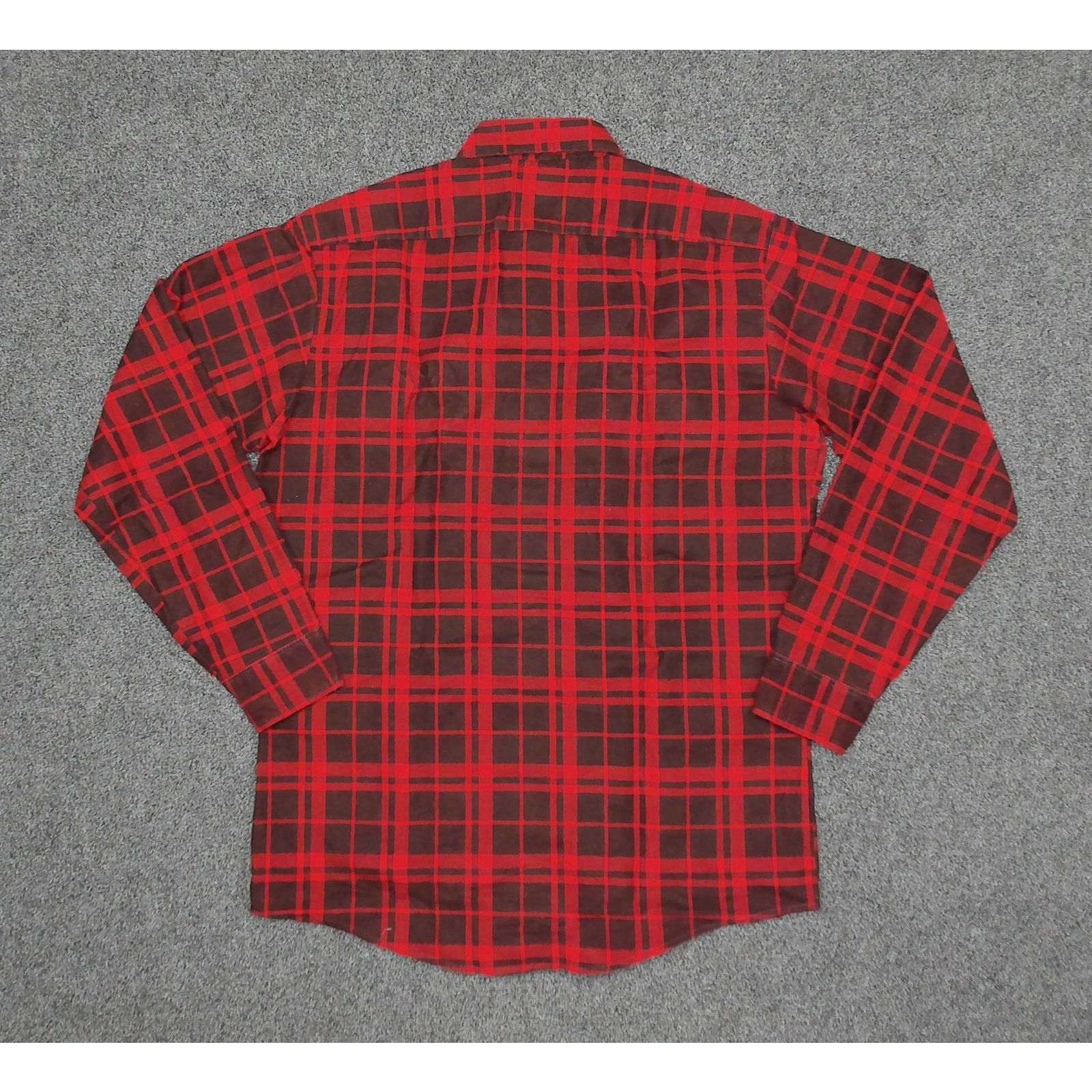 Fieldmaster Sears Vintage 80s Fieldmaster Boxy Red Plaid Flannel Shacket Size US M / EU 48-50 / 2 - 4 Thumbnail