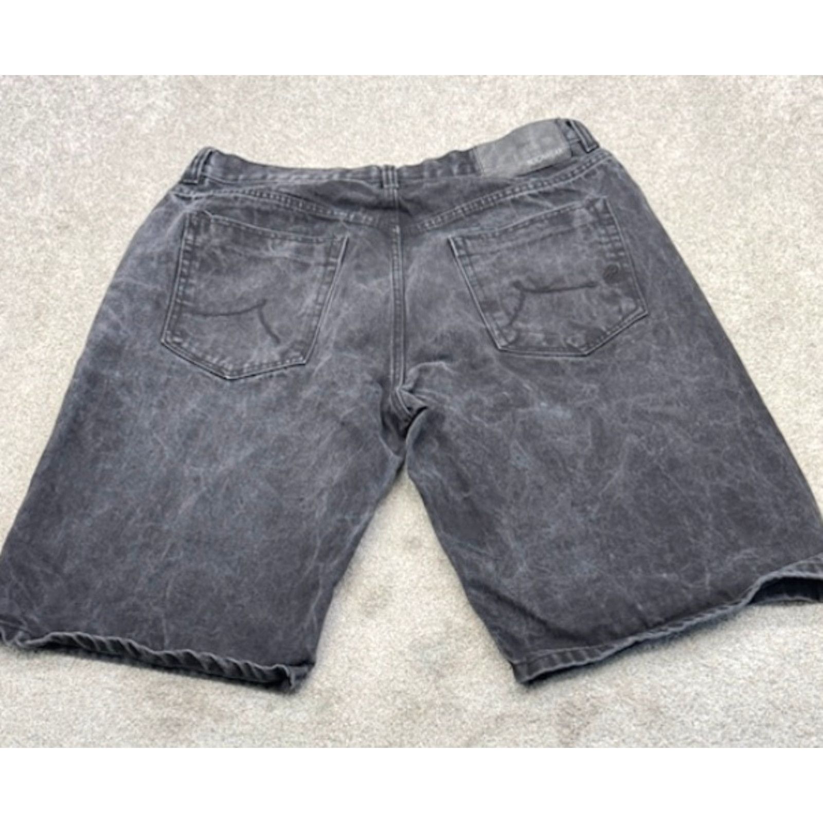 Rocawear Rocawear Jeans Shorts Men's 38x13 Black Denim Baggy Hip Hop 100% Cotton 6297 Vintage 90s Mens Size US 38 / EU 54 - 6 Thumbnail