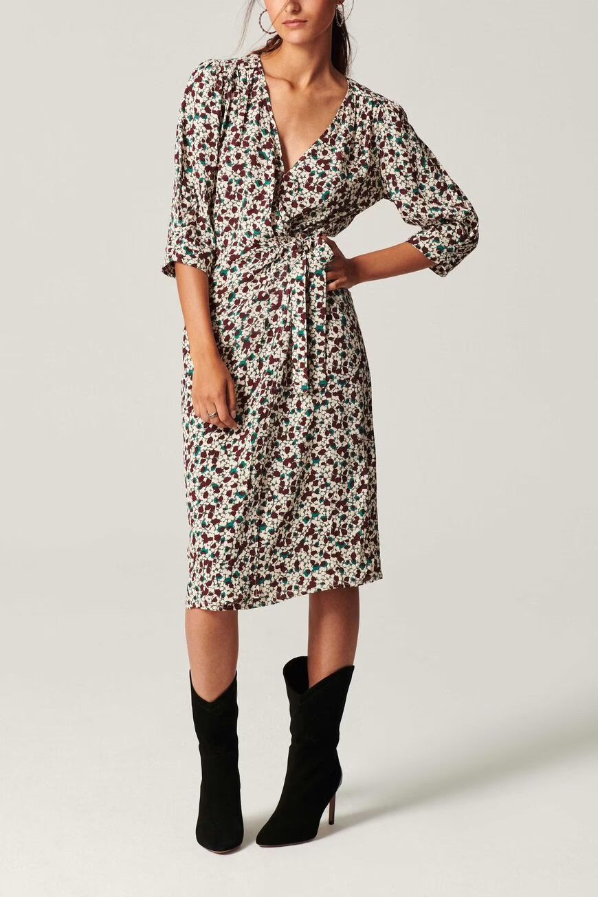 ba&sh Dress Ba&sh flora print Size M / US 6-8 / IT 42-44 - 2 Thumbnail