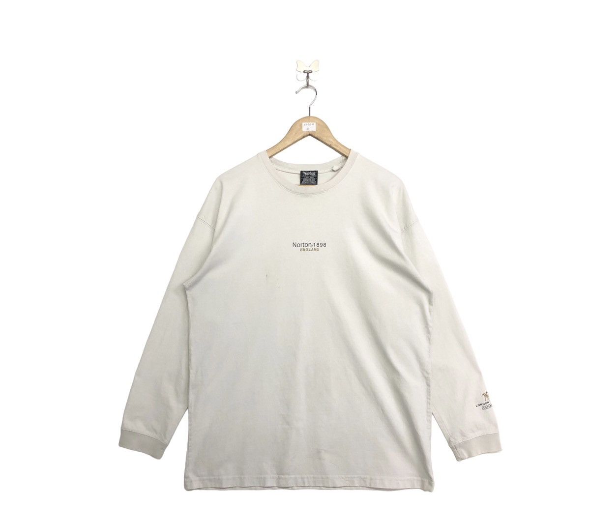 Norton Norton England Spellout Centre Long Sleeve Shirt Size US XL / EU 56 / 4 - 1 Thumbnail