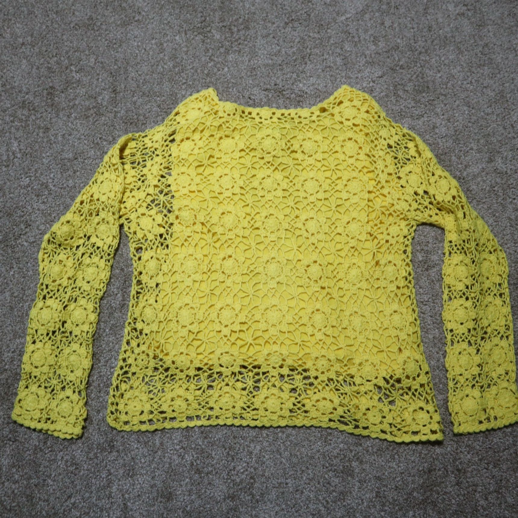 Vintage VINTAGE Sag Harbor Yellow Sweater Shirt Womens PXL Petite Extra Large Size XL / US 12-14 / IT 48-50 - 8 Thumbnail
