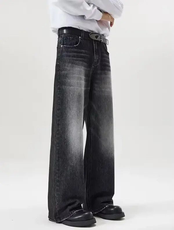 Jean Matsushima x Mint Washed Distressed Jeans Size US 35 - 1 Thumbnail