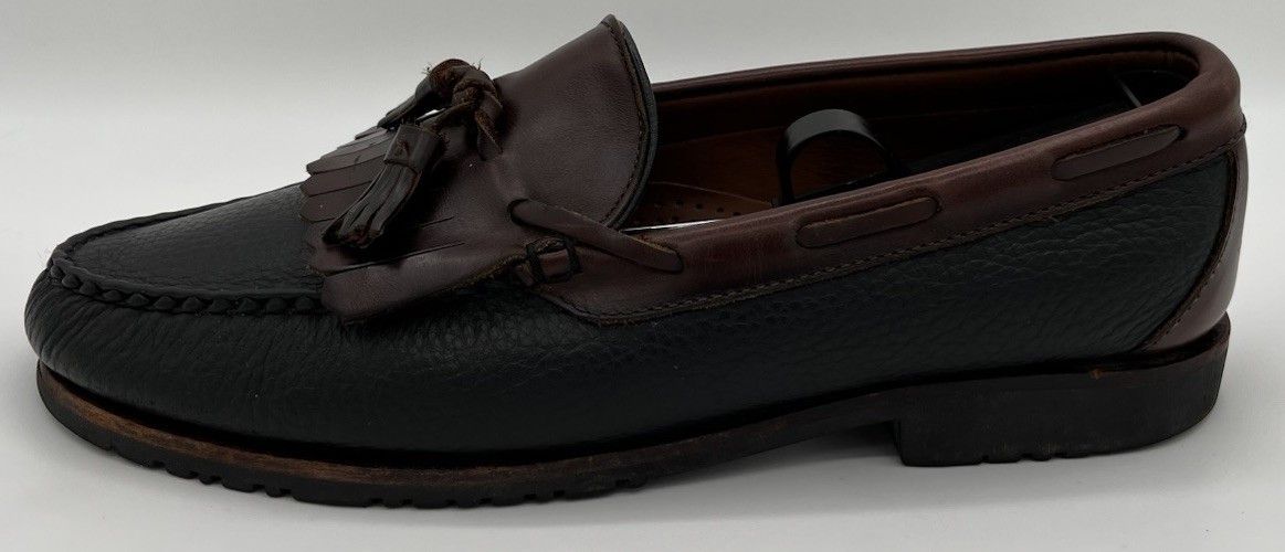 Allen Edmonds Allen Edmonds Nashua Loafers 10.5 Tassel Black Brown Leather Size US 10.5 / EU 43-44 - 5 Thumbnail
