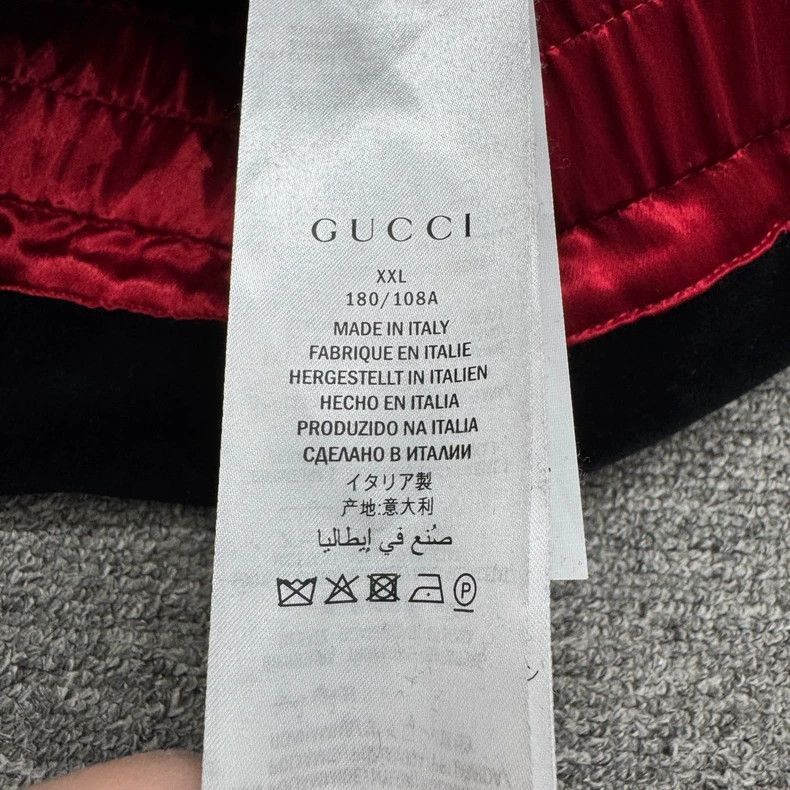 Gucci Gucci Velvet Hoodie with Green Wolf Design-2505 Size US XXL / EU 58 / 5 - 5 Thumbnail