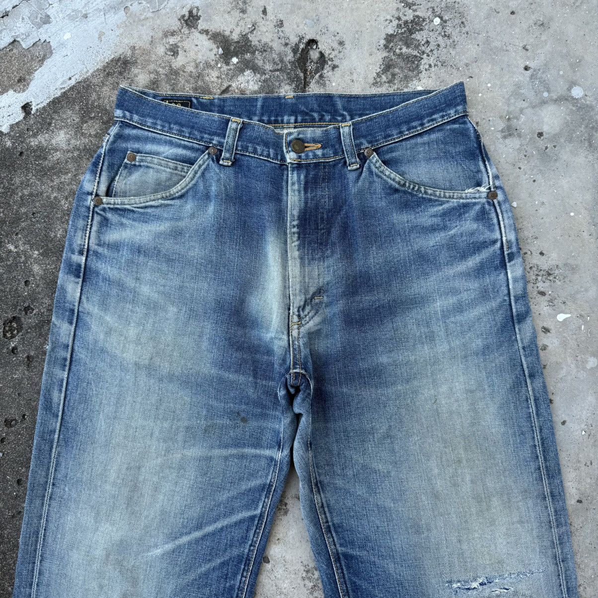 Lee VINTAGE LEE RAIDER FADED JEAN DENIM PANTS Size US 32 / EU 48 - 3 Thumbnail