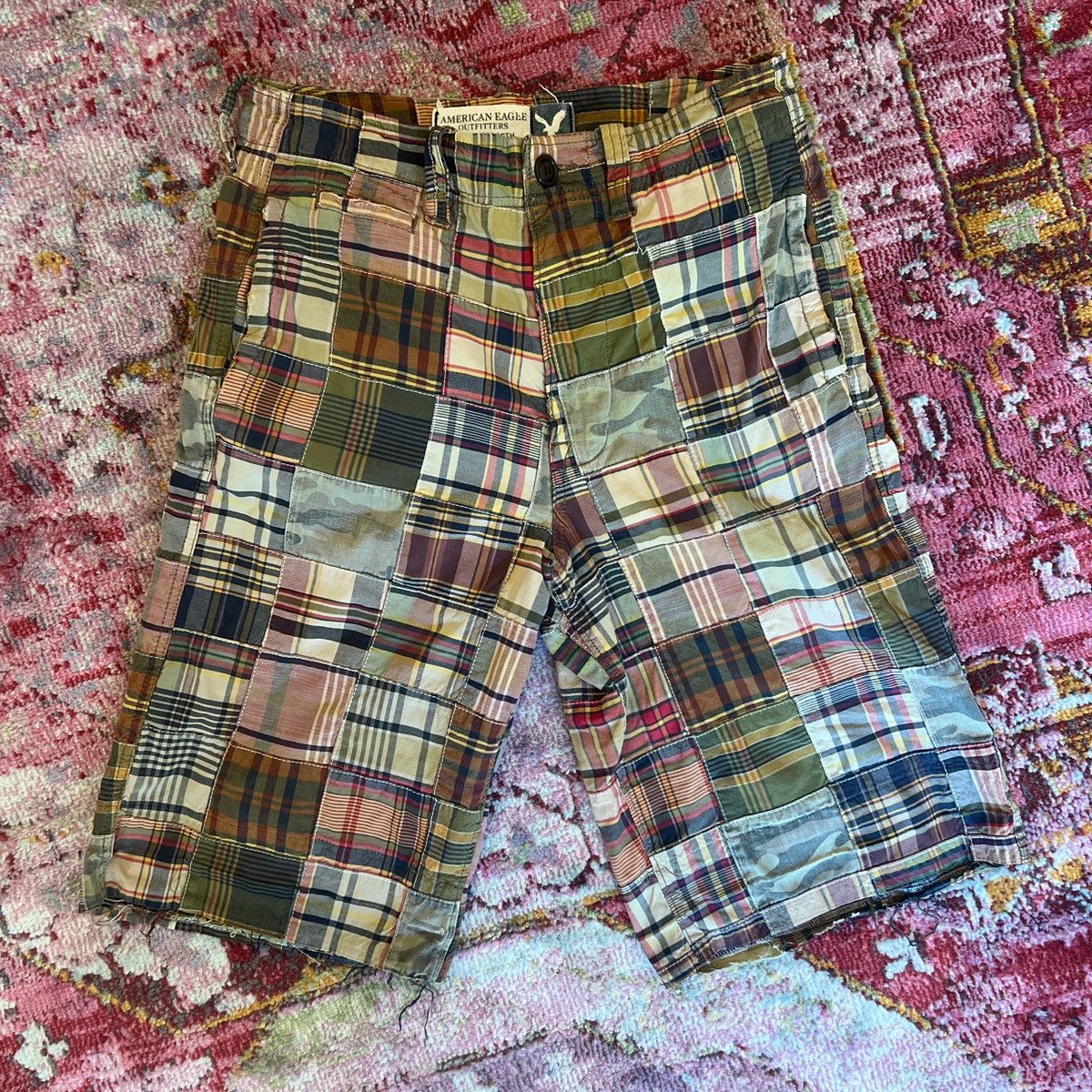 American Eagle Outfitters American Eagle Vintage Distressed Long Cargos Size US 31 - 1 Thumbnail