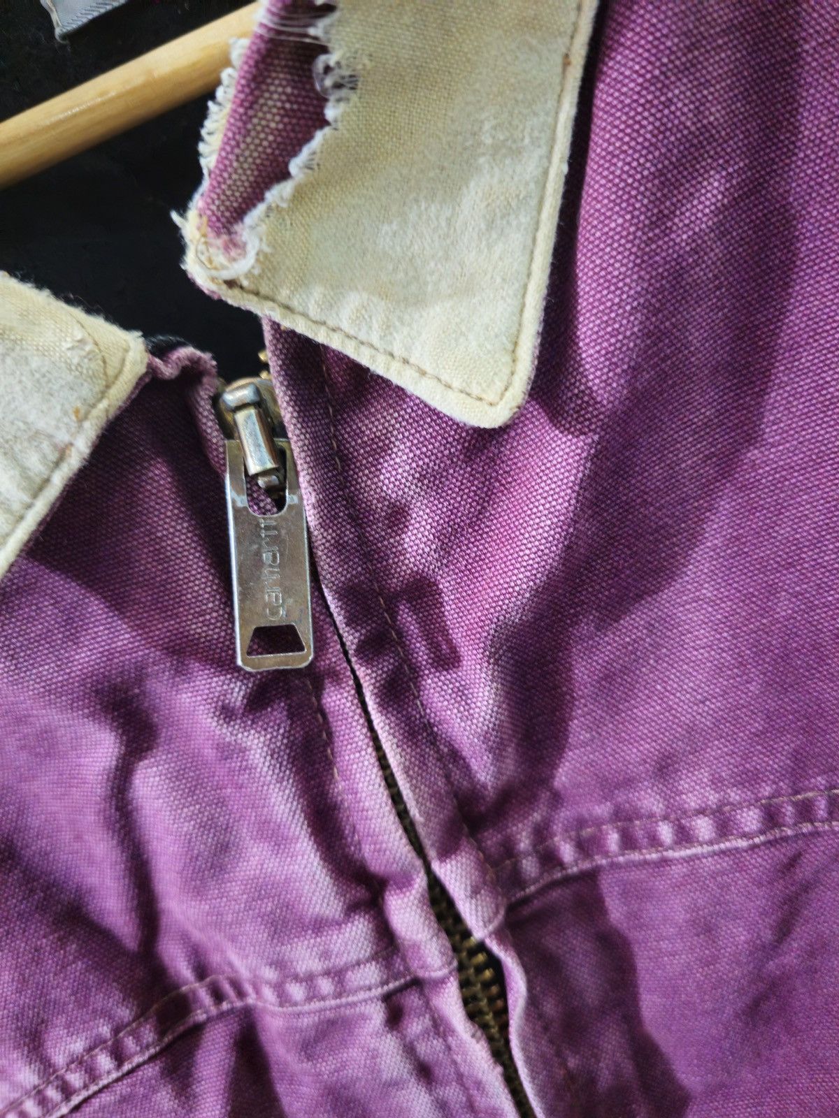 Carhartt RARE Carhartt JQ2246 Santa Fe Jacket – Wine/Burgundy (1996) Size US L / EU 52-54 / 3 - 3 Thumbnail