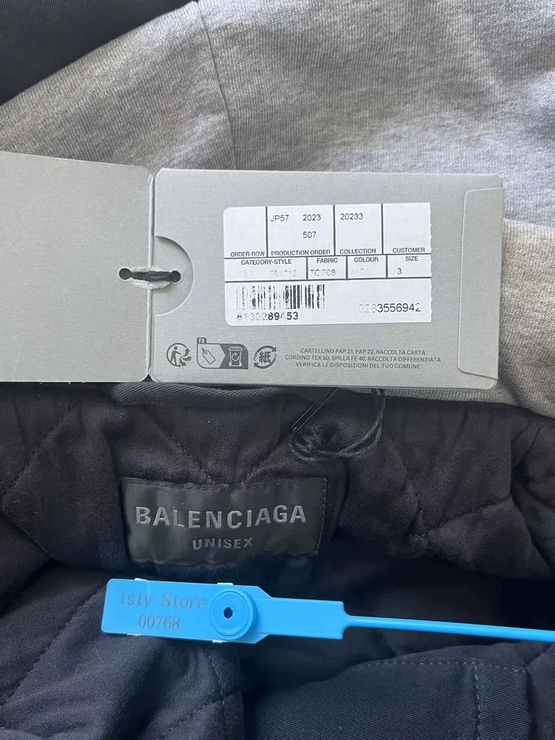 Balenciaga Balenciaga Patchwork Pocket Long Sleeve Jacket Jacket Size US L / EU 52-54 / 3 - 4 Thumbnail