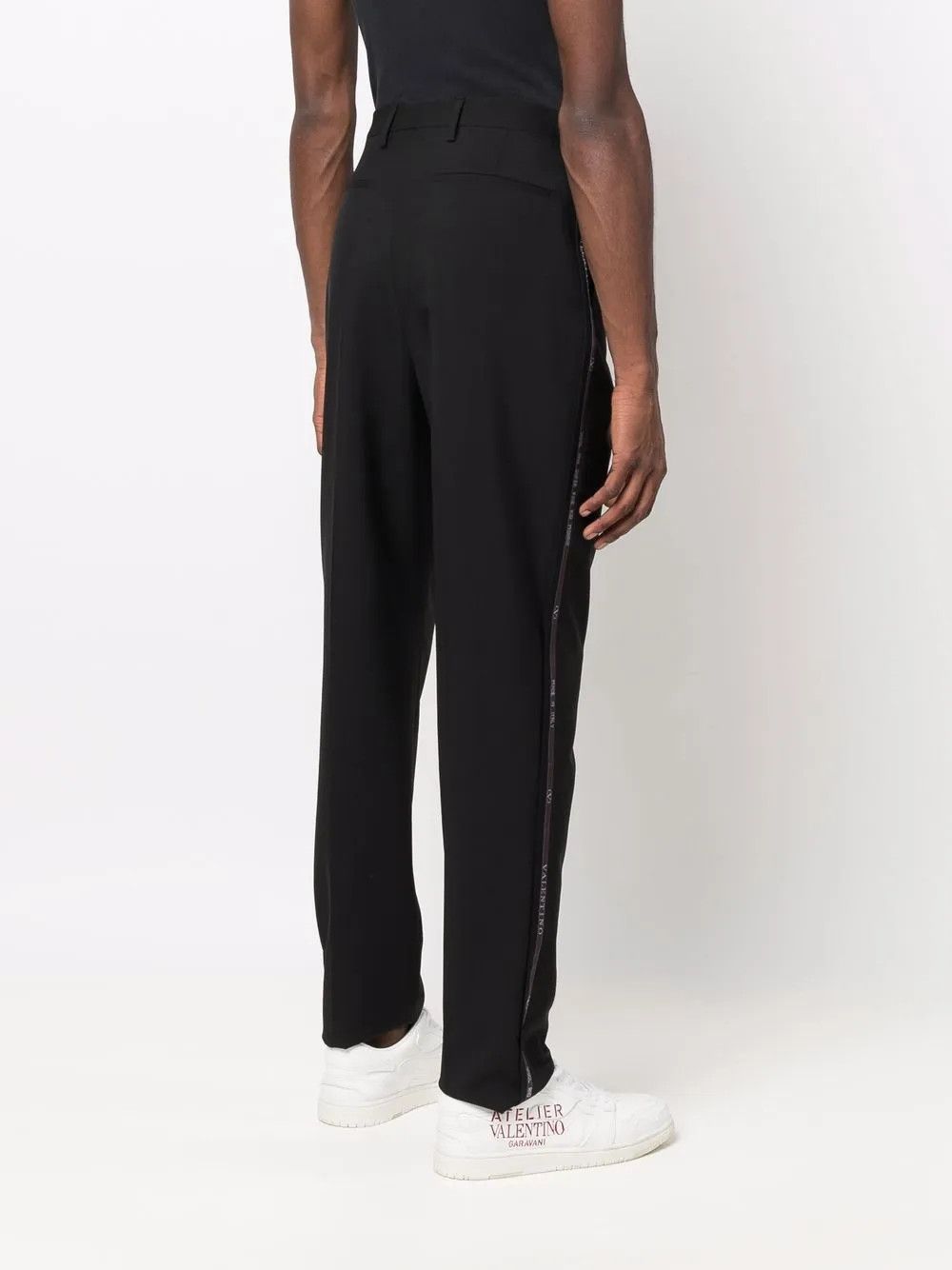 Valentino o1y0525 Casual Pant in Black Size US 34 / EU 50 - 4 Thumbnail