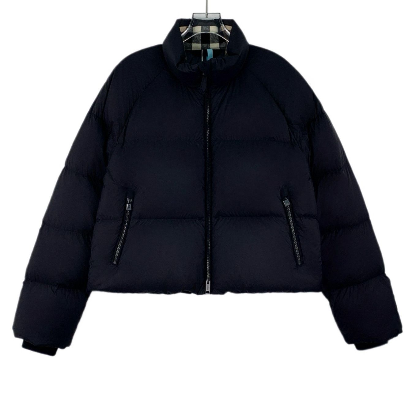 Burberry Burberry Check Down Jacket Black (L) Size US L / EU 52-54 / 3 - 1 Thumbnail