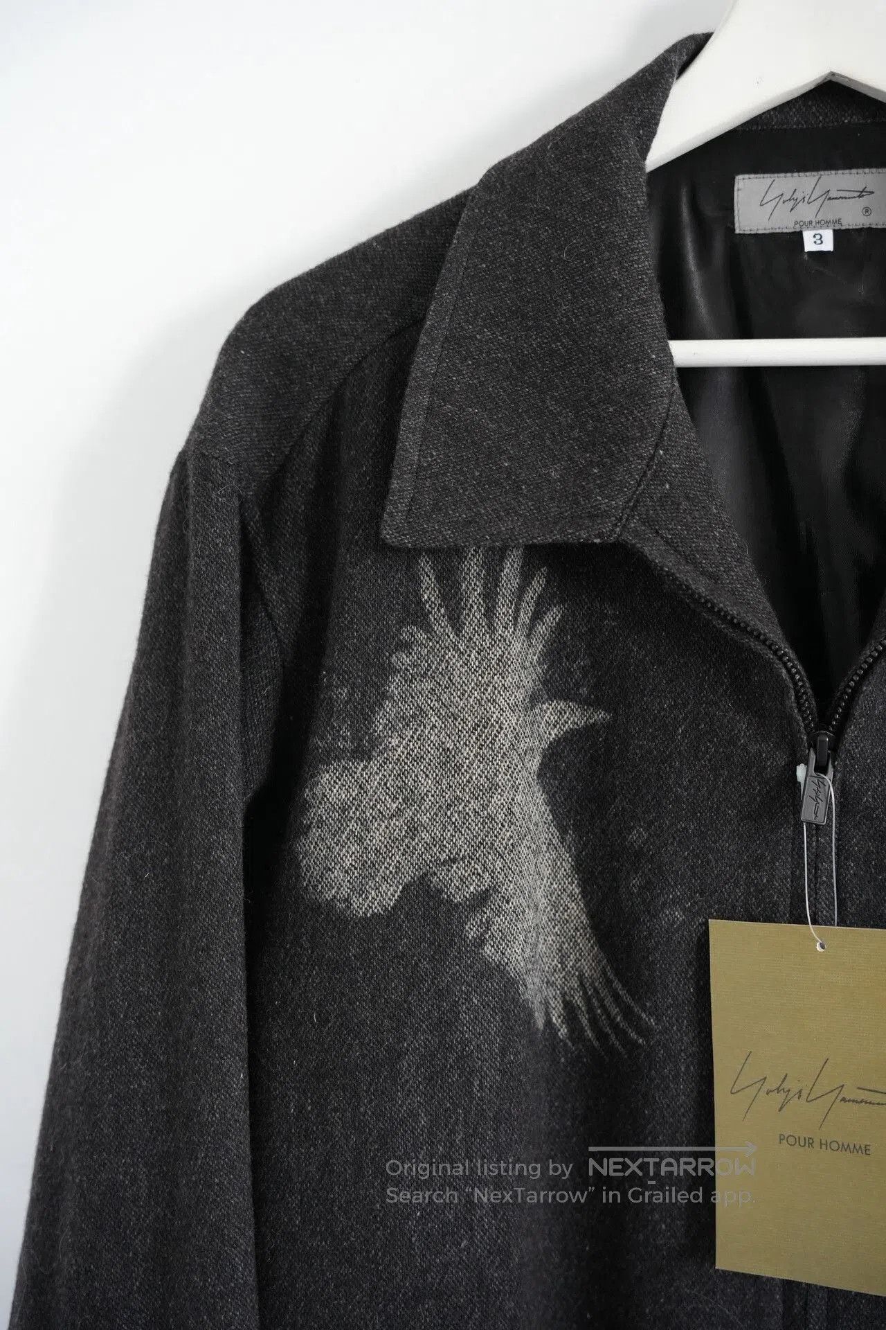 Yohji Yamamoto Yohji Yamamoto Black Zip Shirt Jacket. Size US M / EU 48-50 / 2 - 4 Thumbnail
