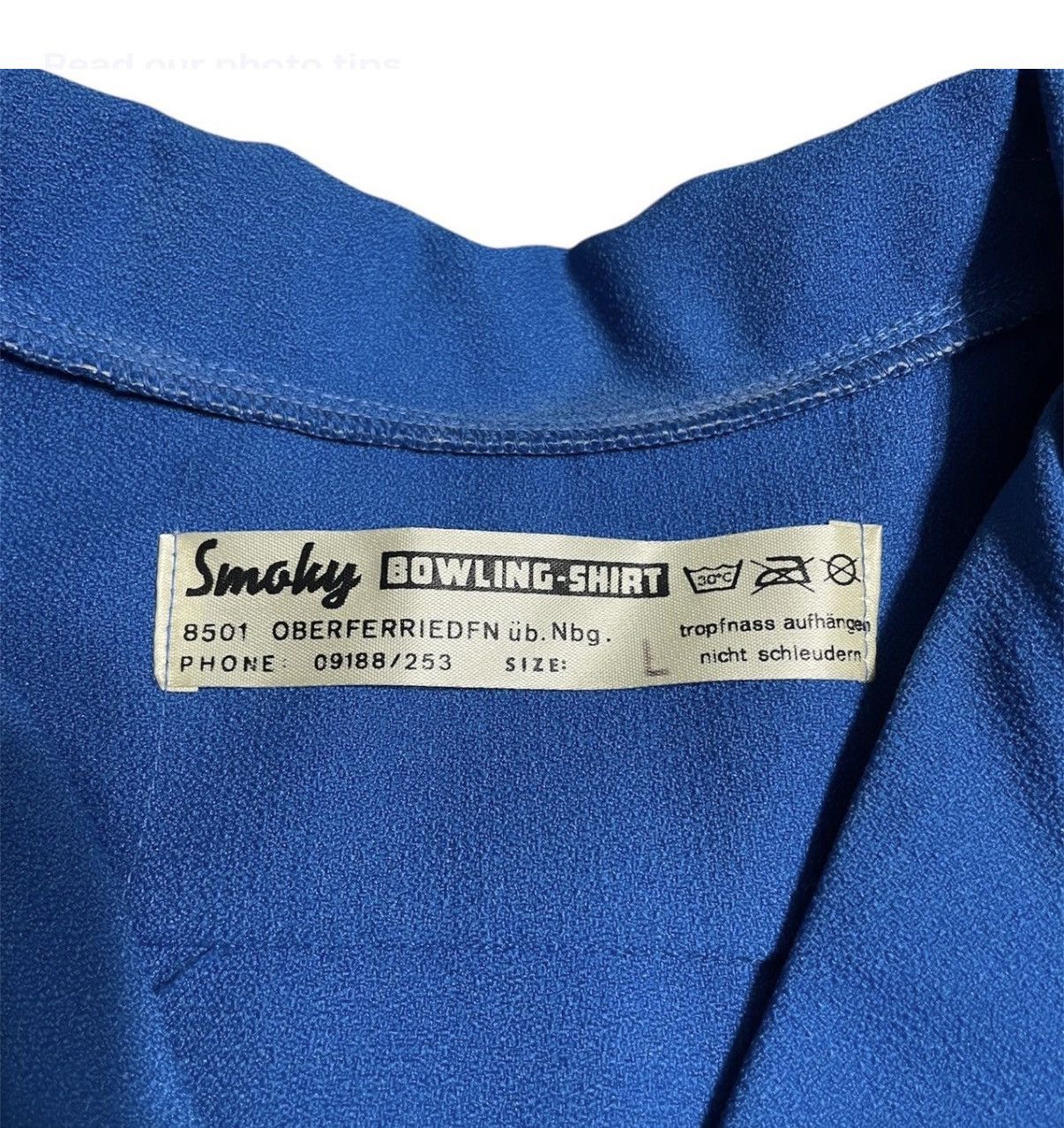 Other Vintage 1970s USAF Germany Souvenir Bowling Shirt Size US L / EU 52-54 / 3 - 8 Thumbnail