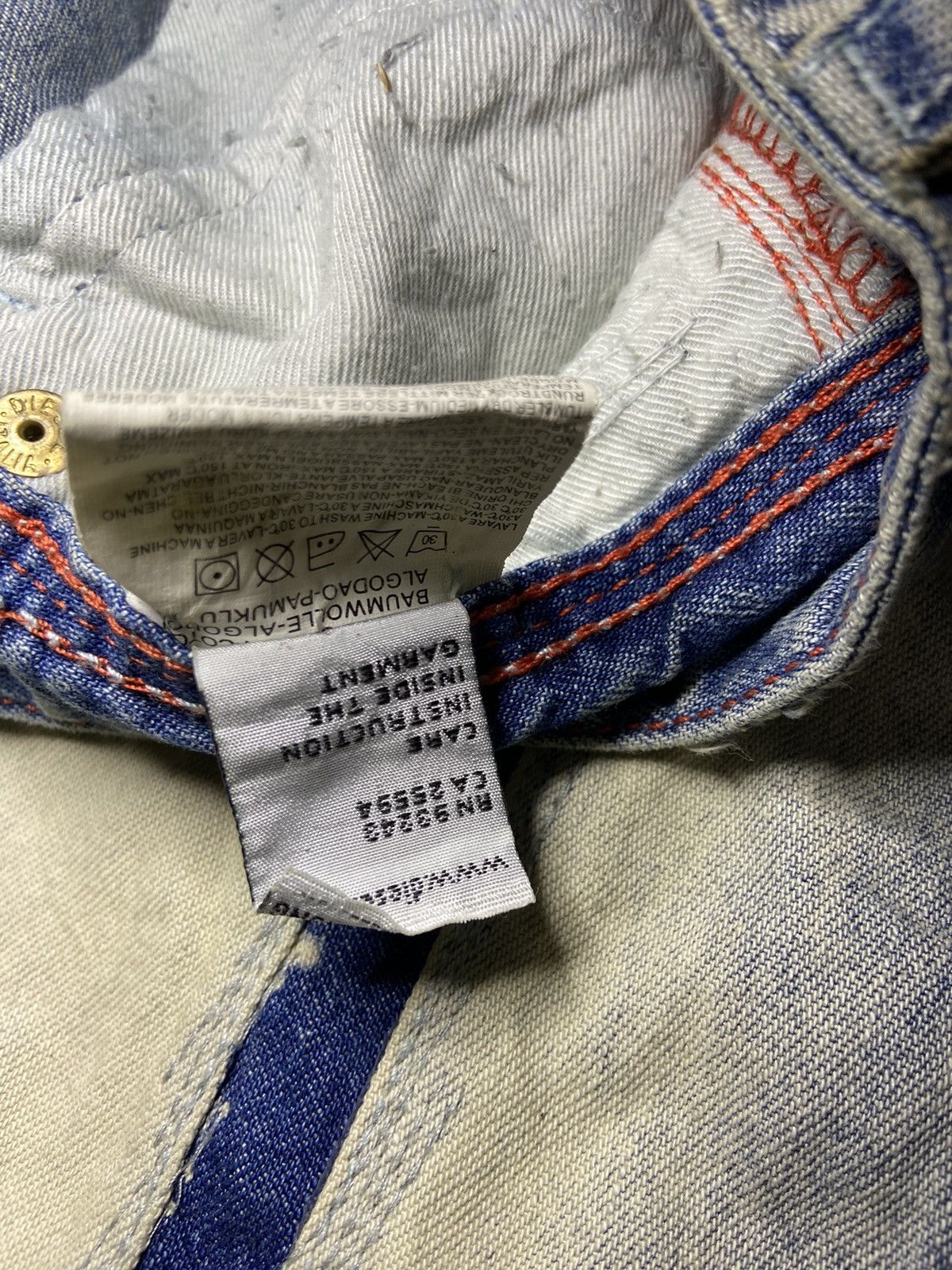 Diesel × Yasuyuki Ishii Vintage Diesel Industry stone wash jeans Size US 30 / EU 46 - 10 Thumbnail