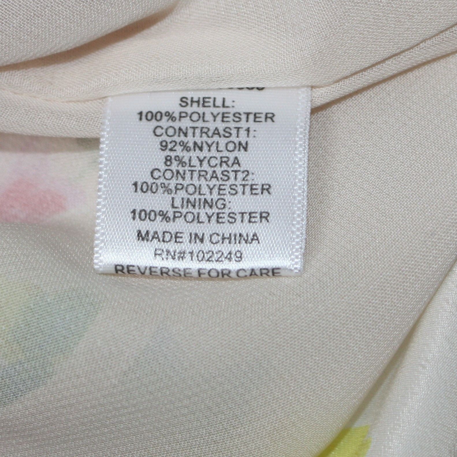 Other Under Skies Bloom for Improvement Cream Floral Print Dress Size M / US 6-8 / IT 42-44 - 15 Thumbnail