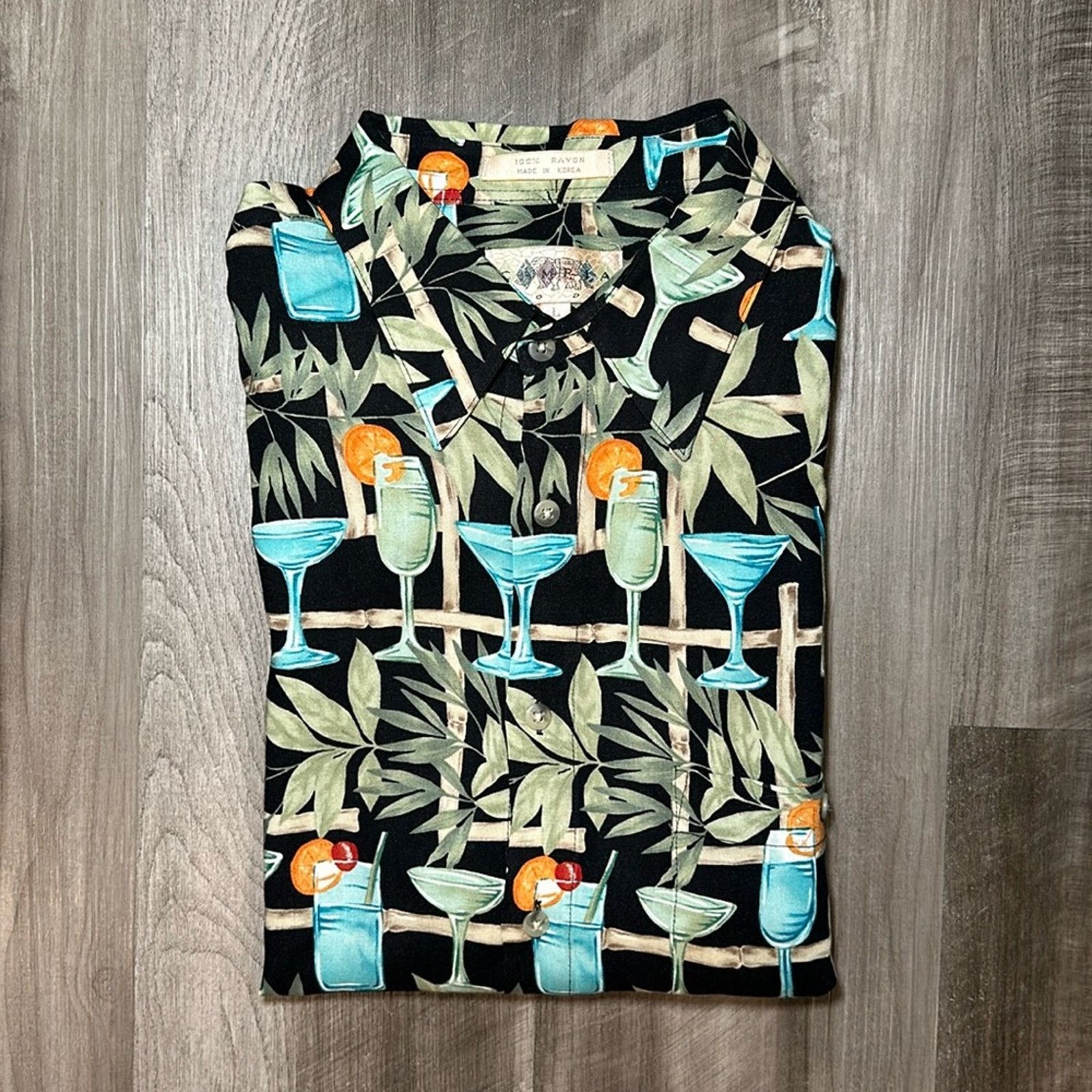 Campia Moda Campia Moda Hawaiian Tropical Martini Rayon - Large Size US L / EU 52-54 / 3 - 1 Thumbnail