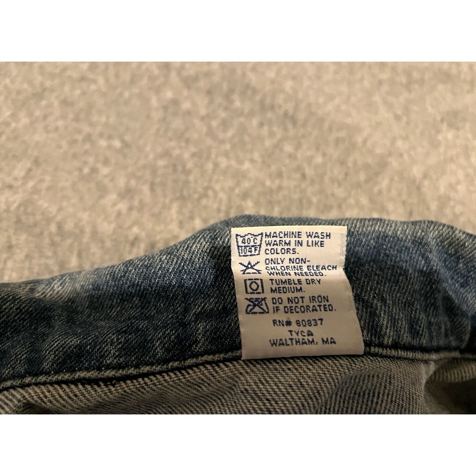 Vintage VINTAGE Tyca Texas Instruments Denim Jean Jacket Large Men Blue Denim Jacket Mens L Size US 33 - 6 Thumbnail