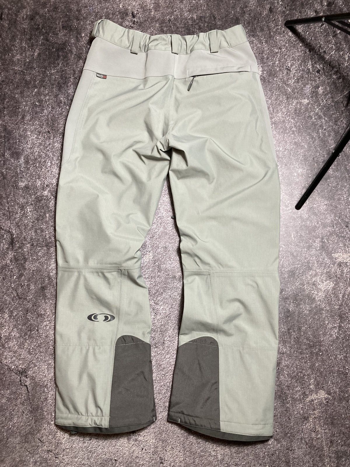 Salomon Vintage Salomon Techwear Ski Pants Clima Pro Storm Grey Size US 32 / EU 48 - 18 Thumbnail