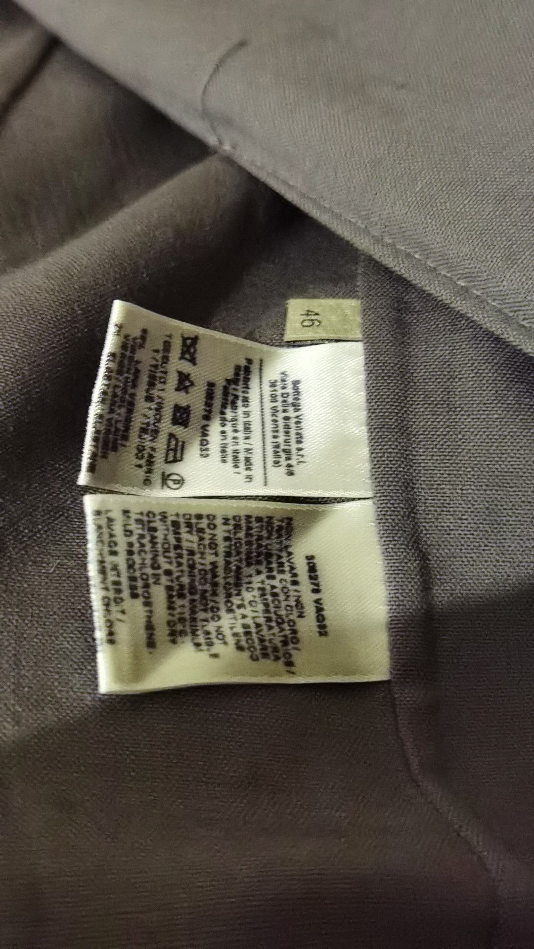 Bottega Veneta Bottega Veneta Mens Wool Suit Size 46 Made in Italy Size 46R - 4 Thumbnail