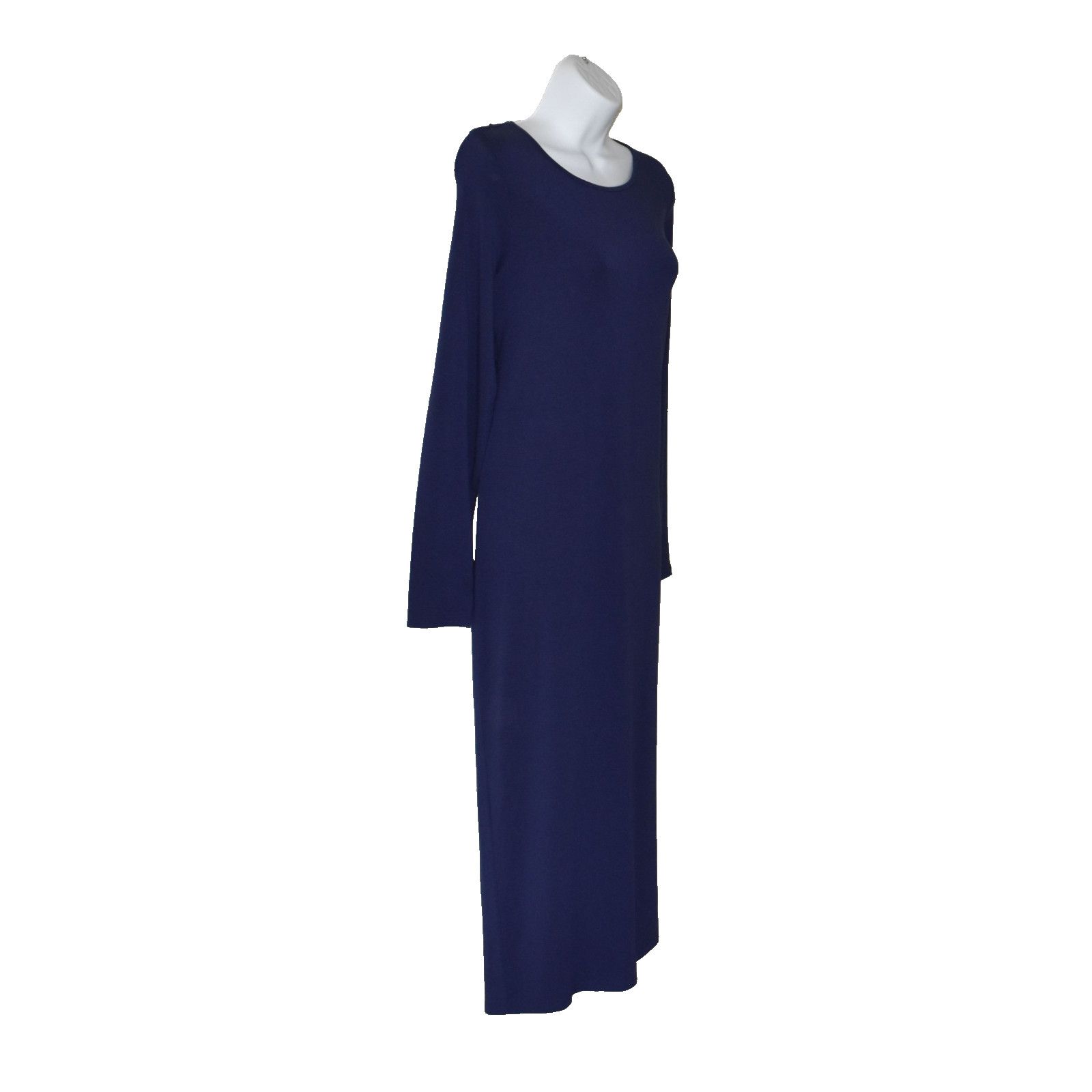 Eileen Fisher EILEEN FISHER Stretch Long Sleeve Crew Neck Dress Size M Size M / US 6-8 / IT 42-44 - 3 Thumbnail