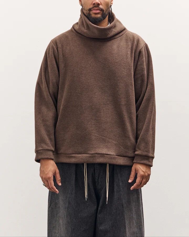 Kapital Kapital Reverse Fleece Funnel Neck Size US L / EU 52-54 / 3 - 3 Thumbnail