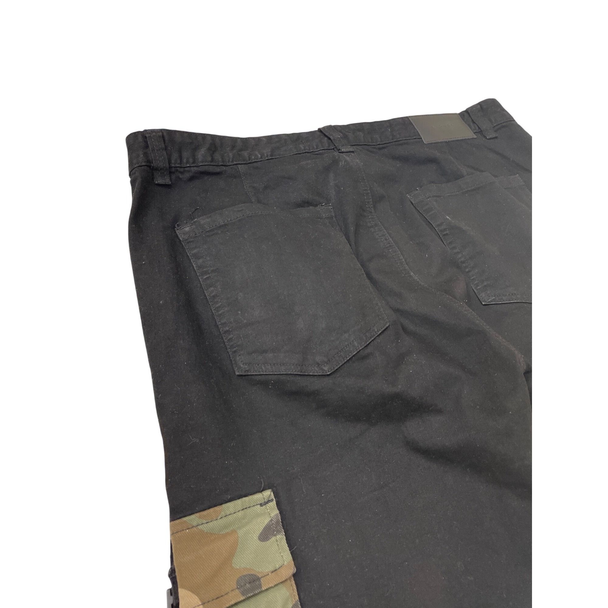 Other Kloud 9 Mens Black Camo Cargo Jeans Pants Size 40x32 SKU 854 Size US 40 / EU 56 - 11 Thumbnail