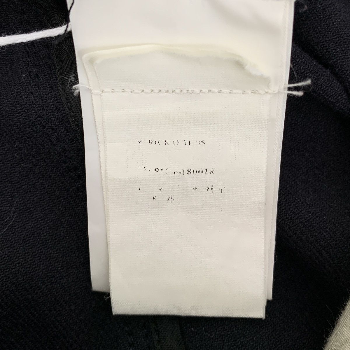 Rick Owens Rick Owens Black Cotton Low Crotch Drop Crotch Pants K26WX Size US 32 / EU 48 - 6 Thumbnail