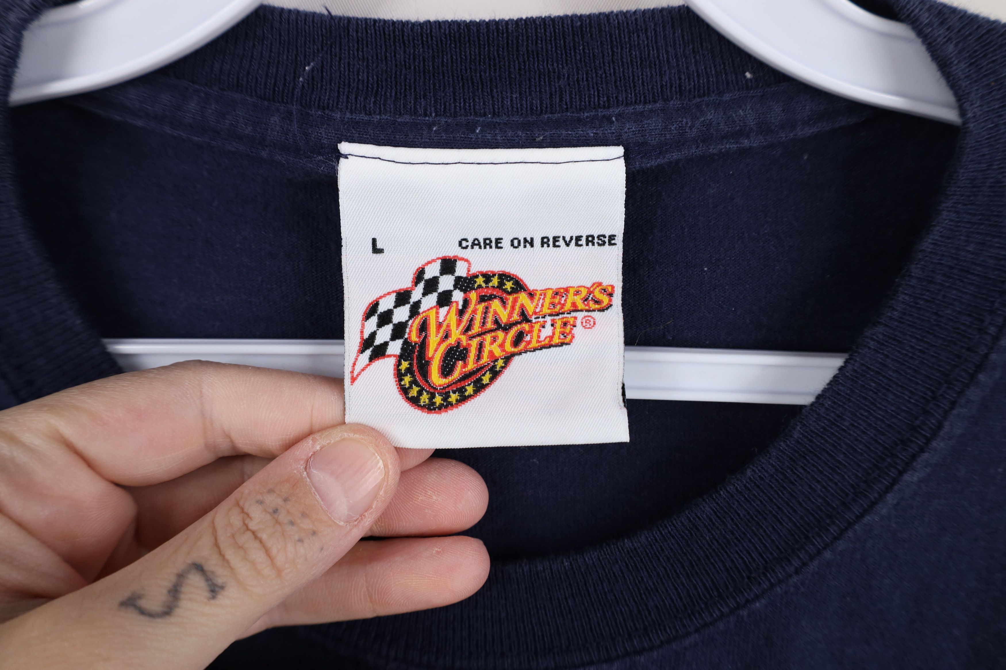 Vintage Vintage Y2K NASCAR Jimmie Johnson Racing Long Sleeve T-Shirt Size US L / EU 52-54 / 3 - 9 Thumbnail