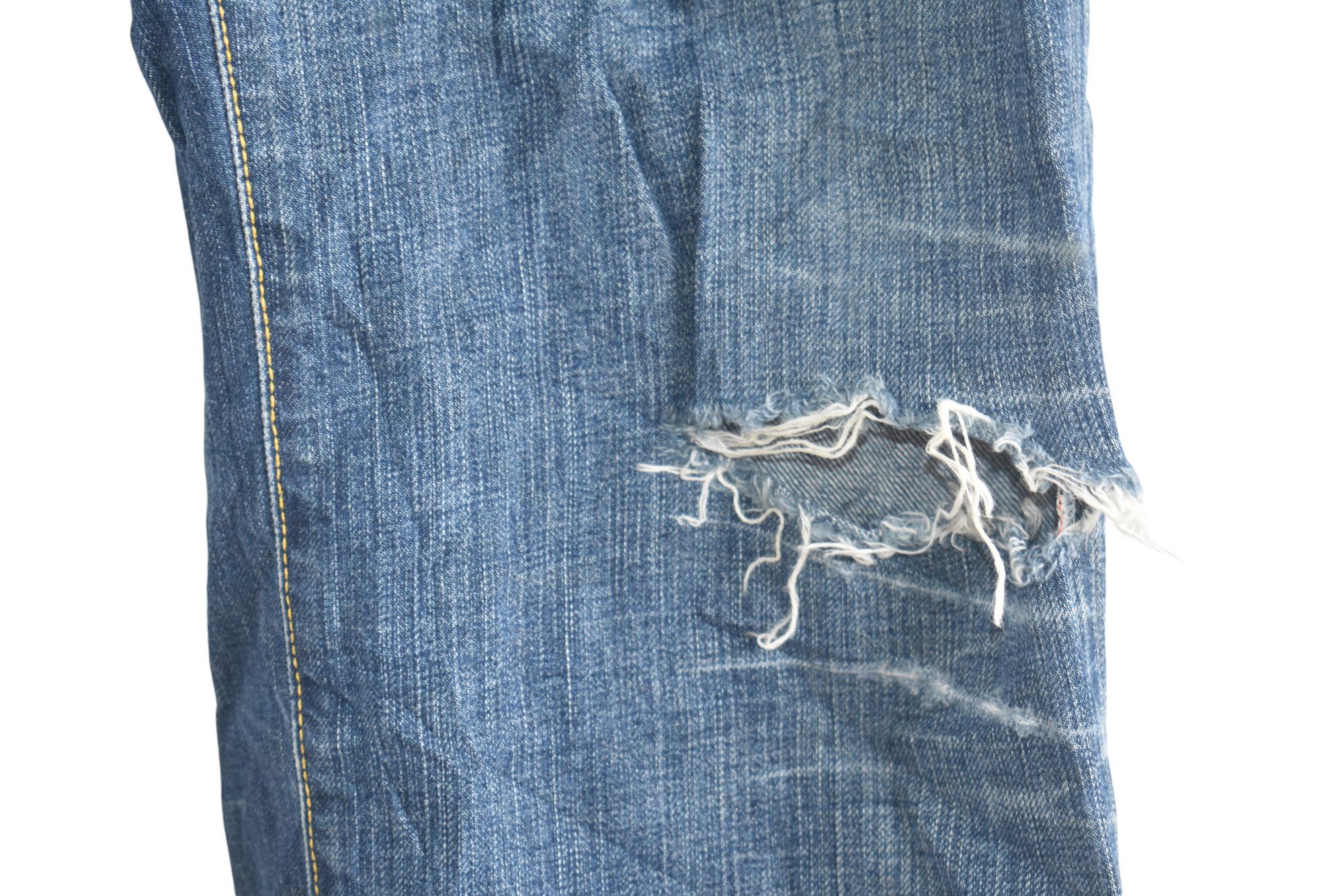 If Six Was Nine × Paper Denim & Cloth Wide Leg 🔥 Paper Denim & Cloth Distressed Jeans W32 Size US 32 / EU 48 - 3 Thumbnail