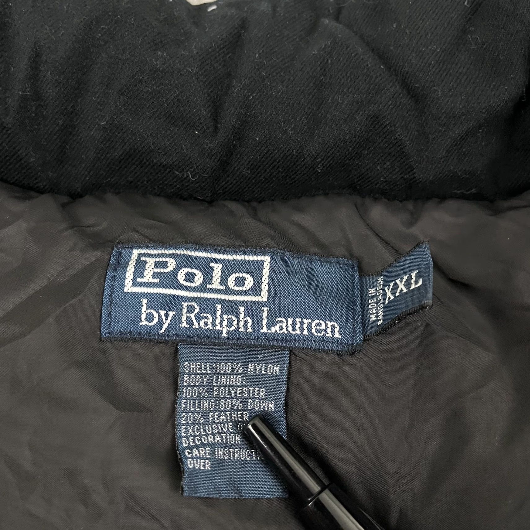Polo Ralph Lauren Polo Ralph Lauren Down Vest Men 2XL Black Quilted Puffer Zip Snap Regular Fit Mid-Length Outdoor Retro Mens Size US XXL / EU 58 / 5 - 2 Thumbnail