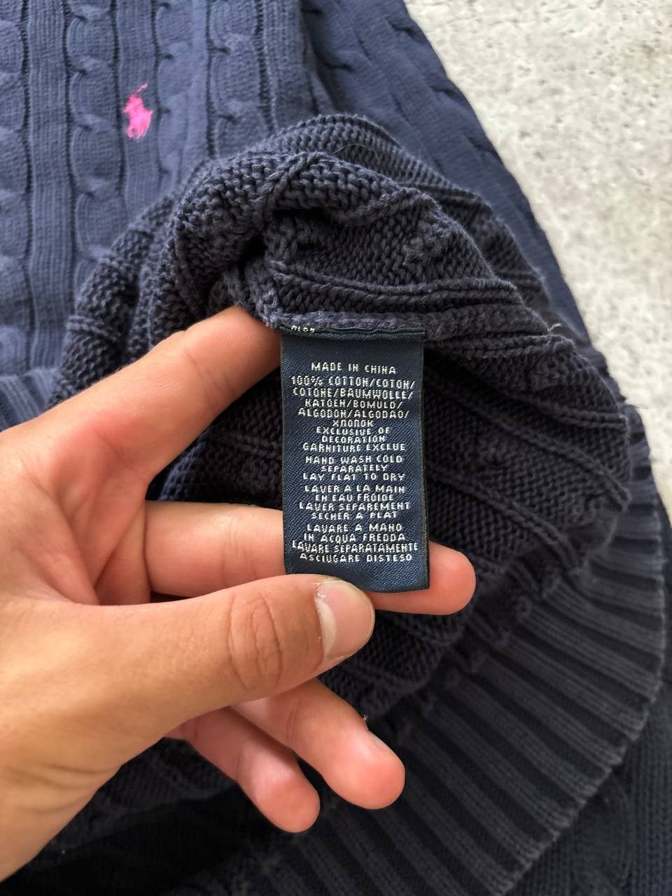 Polo Ralph Lauren Vintage Polo Ralph Lauren Sport Sweater L Blue Pull Over Size L / US 10 / IT 46 - 6 Thumbnail