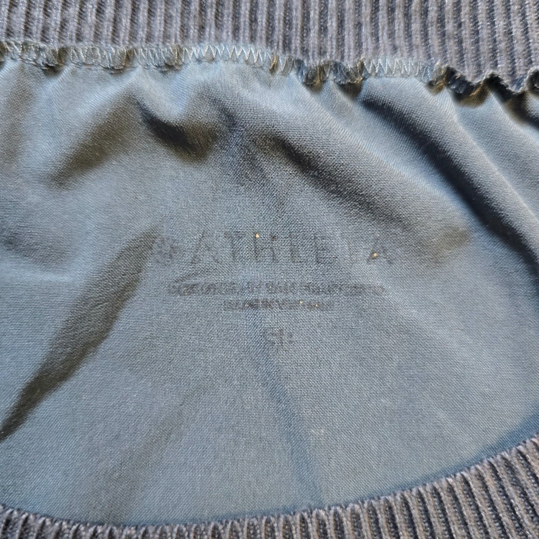 Athleta Athleta Dress Womens Small Petite Gray Striped Sleeveless Sheath Casual Knit Polyester Spandex Size S / US 4 / IT 40 - 4 Thumbnail