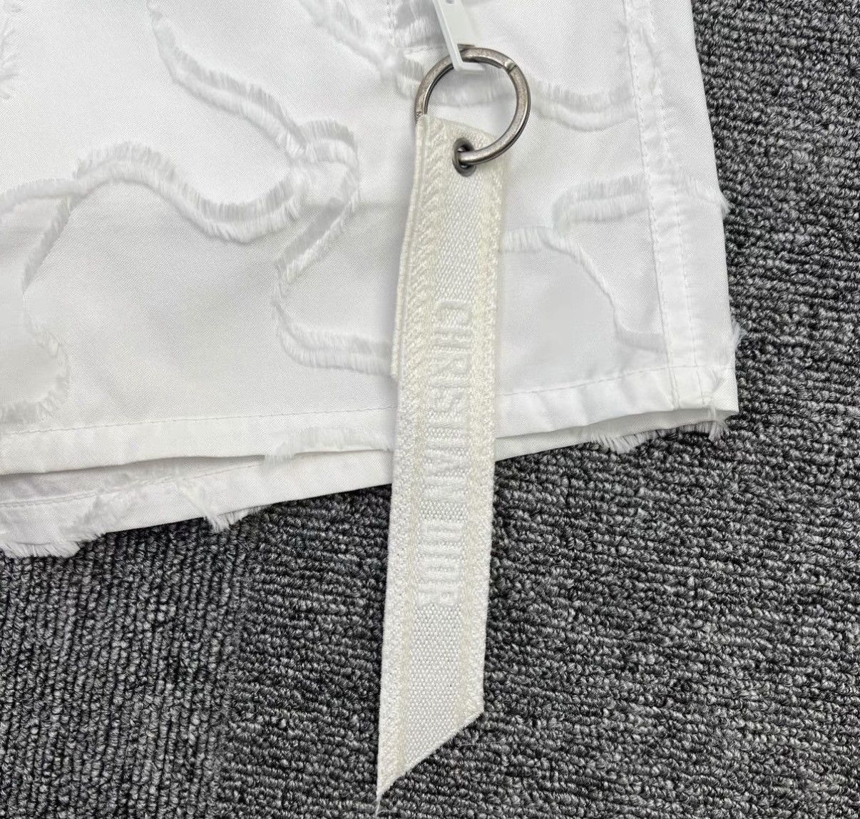 Dior Dior White Distressed Fringe Shorts K12 Size 24" / US 00 / IT 34 - 4 Thumbnail