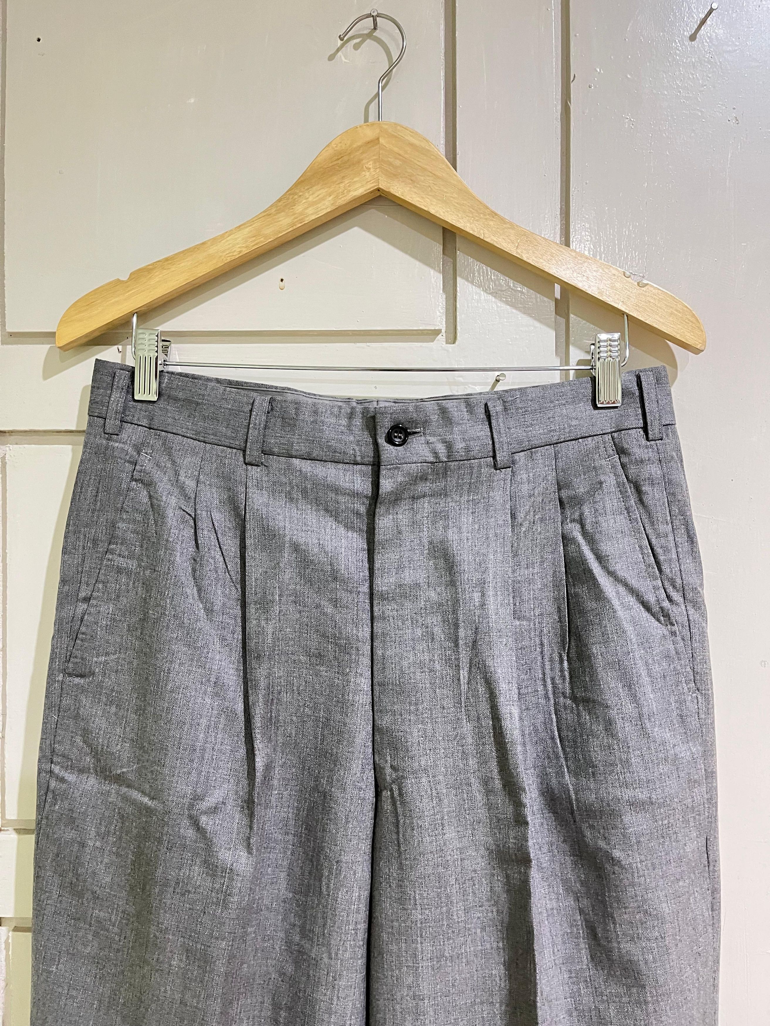Comme des Garcons Homme Vintage AD1989 Comme des Garcons Homme Wool Trouser Pants Size US 32 / EU 48 - 4 Thumbnail