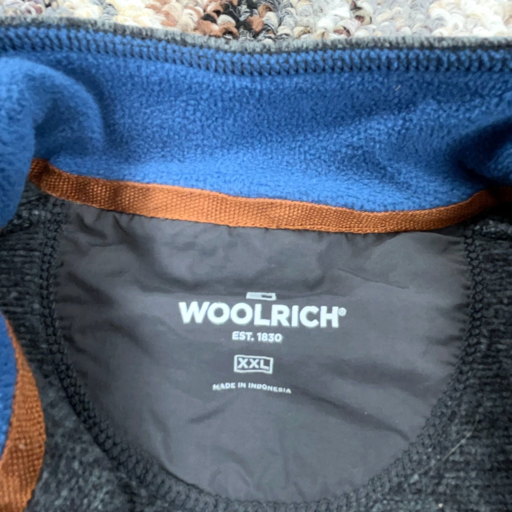 Vintage Woolrich Sweater Men 2XL Gray Pullover Knit Fleece Long Sleeve Mock Neck Casual Outdoor Golf Modern Classic American Woolrich Sweatshirt Size US XXL / EU 58 / 5 - 5 Thumbnail