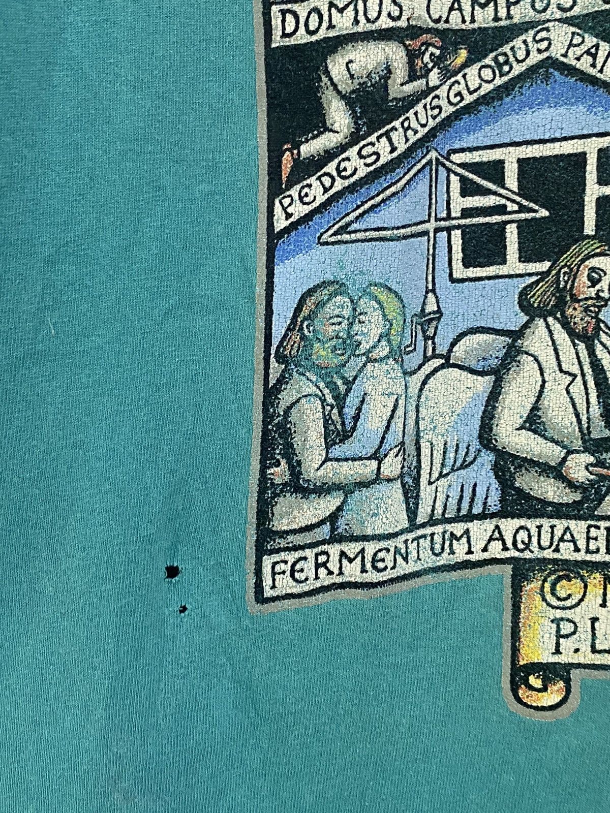 Mambo Distress Damange sunfaded Mambo Jesus Heaven And Hell Size US M / EU 48-50 / 2 - 10 Thumbnail