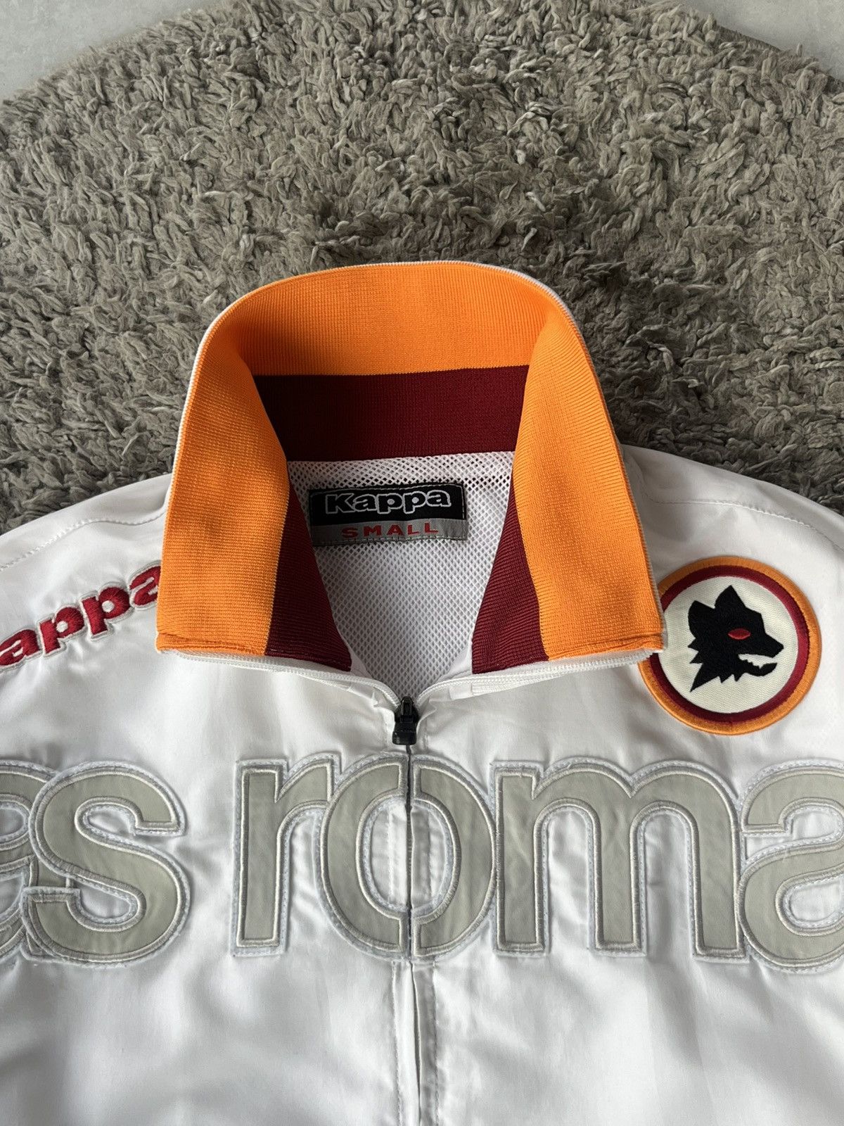 Kappa Vintage Nylon Zip Kappa Soccer football team FC.Roma Y2K Size US S / EU 44-46 / 1 - 4 Thumbnail