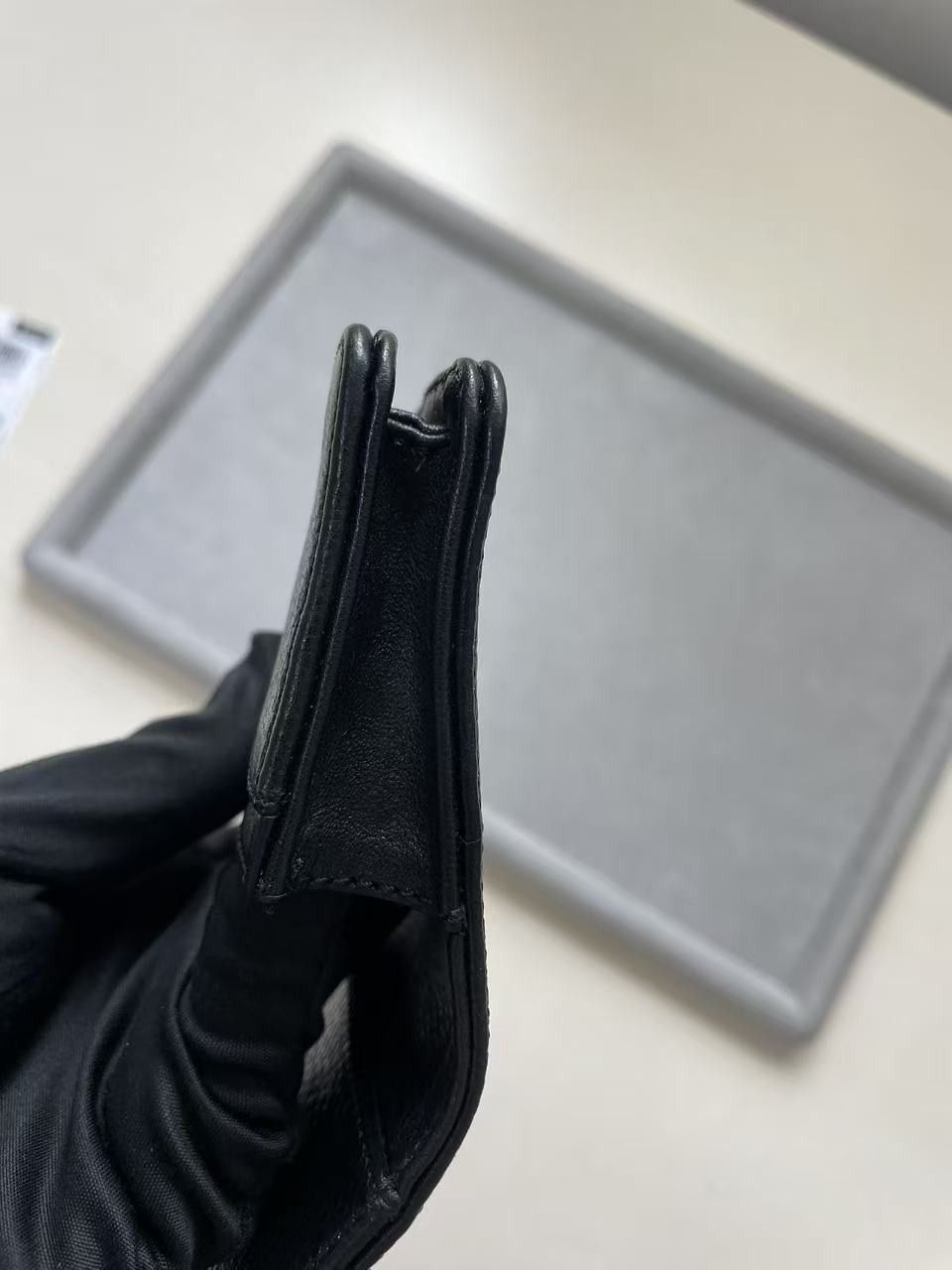 Chrome Hearts Chrome Hearts Black Silver Scroll Folded Cardholder Size ONE SIZE - 4 Thumbnail