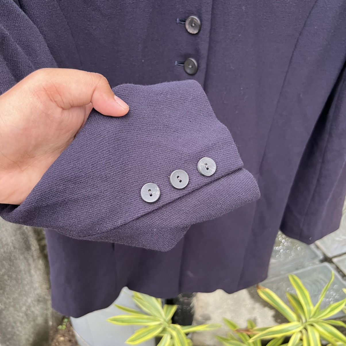 Japanese Brand “CHRISTIAN AUJARD” HALF BUTTON BLAZER Size S / US 4 / IT 40 - 7 Thumbnail