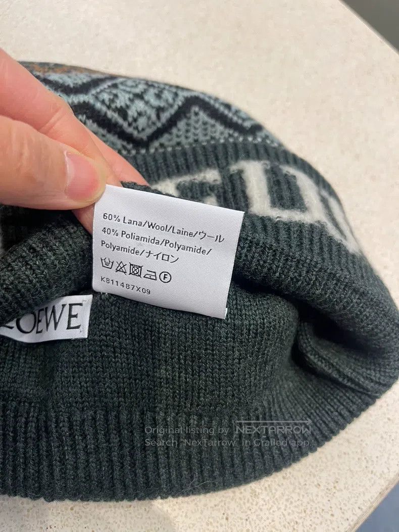 Loewe Loewe Knitted Beanie Size ONE SIZE - 5 Thumbnail