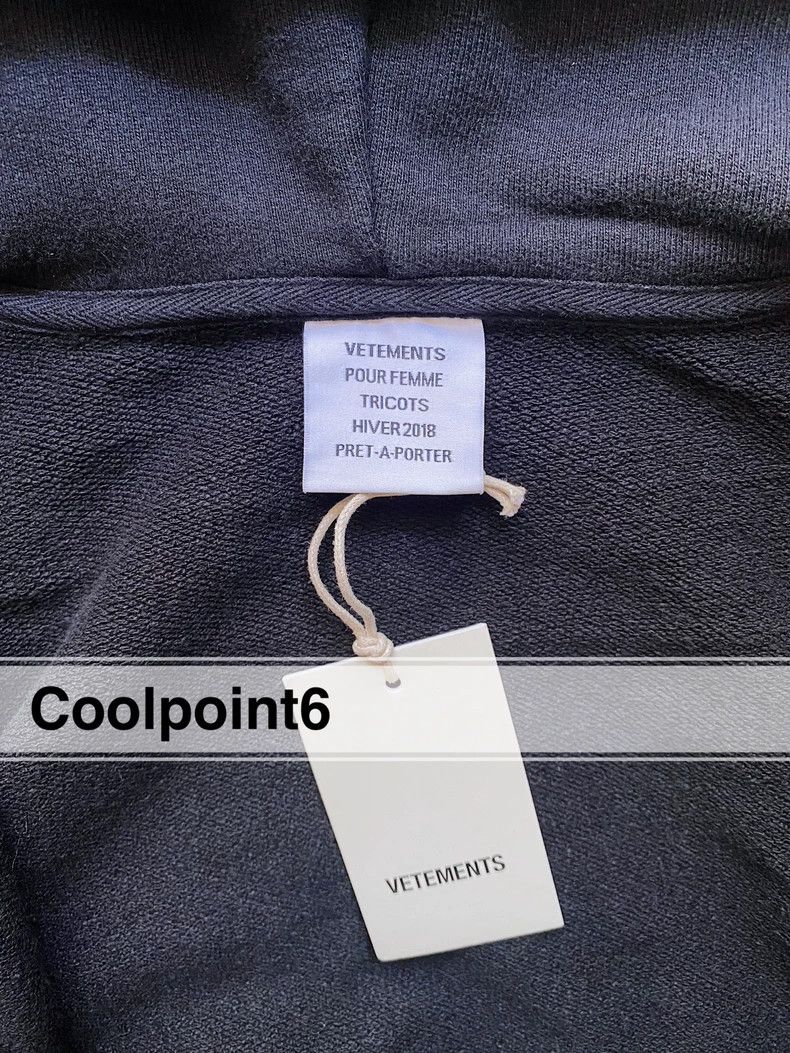 Vetements Vetements Antwerp Patchwork Slogan Zip-up Hoodie Size US M / EU 48-50 / 2 - 3 Thumbnail