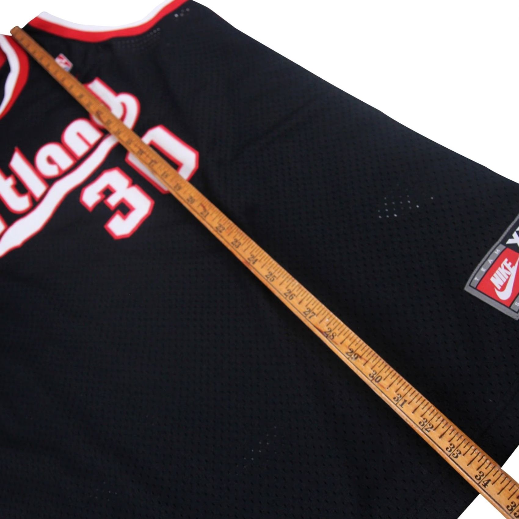 Nike VINTAGE Nike Portland Trail Blazers Rasheed Wallace #30 Rewind Jersey T-Shirt XXL Black Mens Size US XXL / EU 58 / 5 - 6 Thumbnail